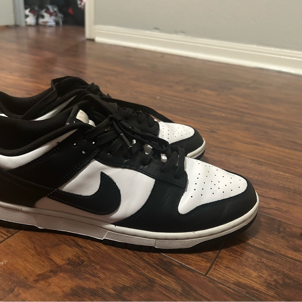 Nike Black and White Low-Top Sneakers